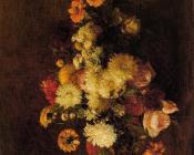 亨利方丹拉图尔 - Bouquet of Flowers